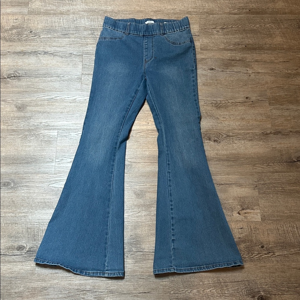 Forever 21 High Rise Flare Fit Jeans hippie